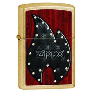 Zippo Leather Flame Lighter
