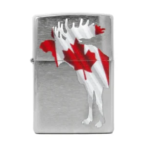 Zippo Moose Canada Flag Lighter