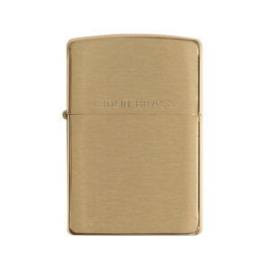 Zippo  Pure Brushed SOLID BRASS Lighter