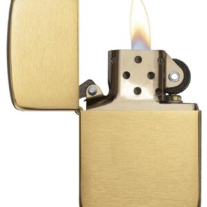 Zippo 1941 Replica Brushed Brass Lighter - Image 2