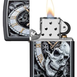 Zippo Skull Clock Lighter - Image 2