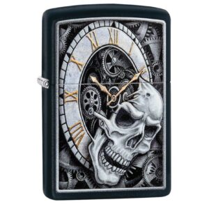 Zippo Skull Clock Lighter