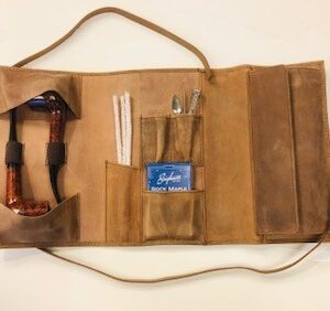 Brigham Pipe Roll Up Case Light Brown - Image 2