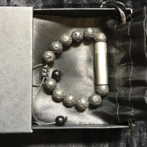 Punch Bracelet Lava Stone