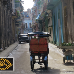 Framed Cuba's Photo "Street Vendors"