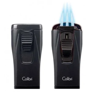 Colibri Monaco Lighter - Metallic Black