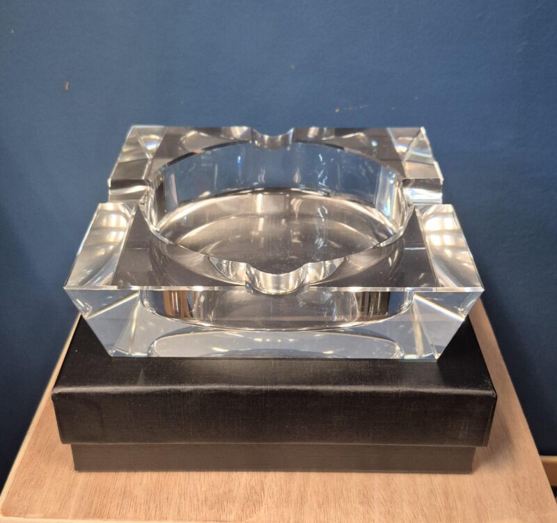 Crystal Clear Square Ashtray - 4ct