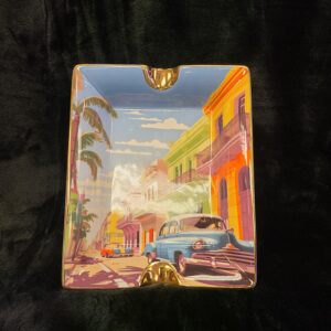 Havana Theme Ashtray - 2ct