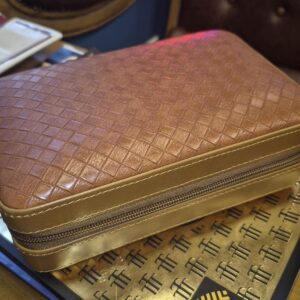 Travel Hum.  Wooden Leather Kit - Tan