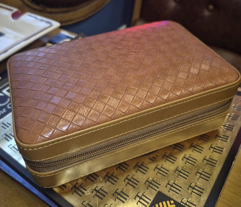 Travel Hum.  Wooden Leather Kit - Tan