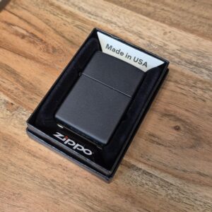 Zippo Pure Black Matte Lighter