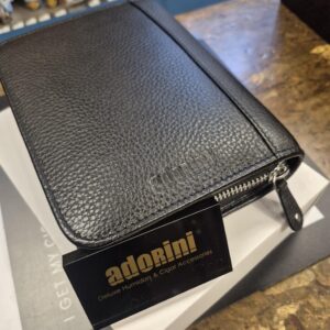 Adorini Leather Cigar Bag  - Black