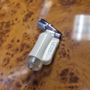 Siglo Mini Torch Glossy White - Single Flame