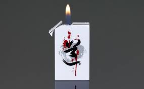 Siglo Twin Flames Tattoo Lighter - Tao