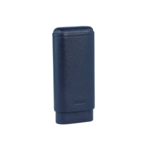 Adorini Cigar Case Leather Blue  - 3cig