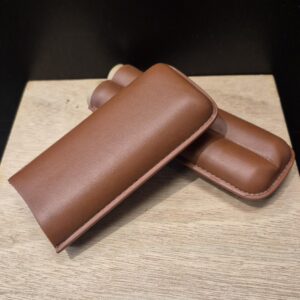 Cigar Case Better Large  Brown - 2ct