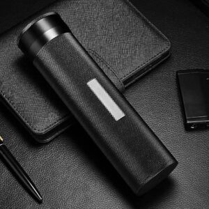 Cigar Tube Deluxe Black - 4/5ct