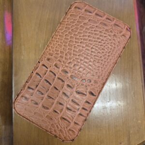 Sikarlan Deluxe Travel Humidor - Tan Alligator