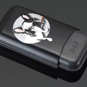 Cigar Case Dog in Black - 3ct