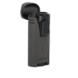 Vector Ironquad  Lighter  w/rest Lid - Black Matte