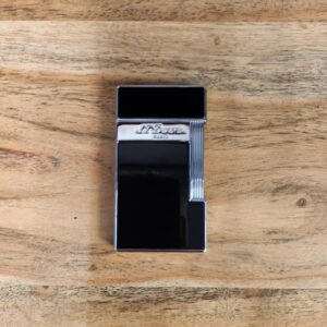 ST Dupont Slimmy Lighter - Blk Lacquer/Chrome