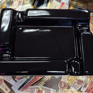 Ceramic Ashtray Black - 4ct