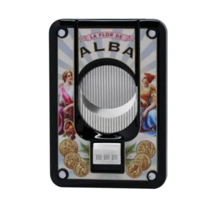 Elie Bleu Flor de Alba Cigar Cutter - Black Lacquer