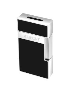 ST Dupont Biggy Lighter Black Lacquer Chrome